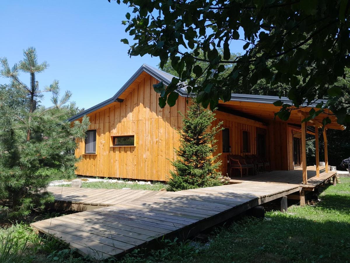 Nica Wood Villa Sremska Kamenica Eksteriør billede